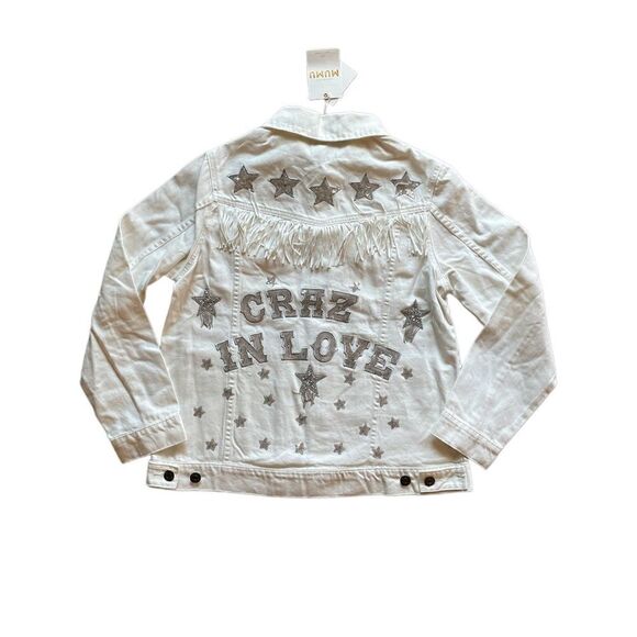 Show me Your Mumu Dover Denim Jacket Size M - Picture 6 of 12